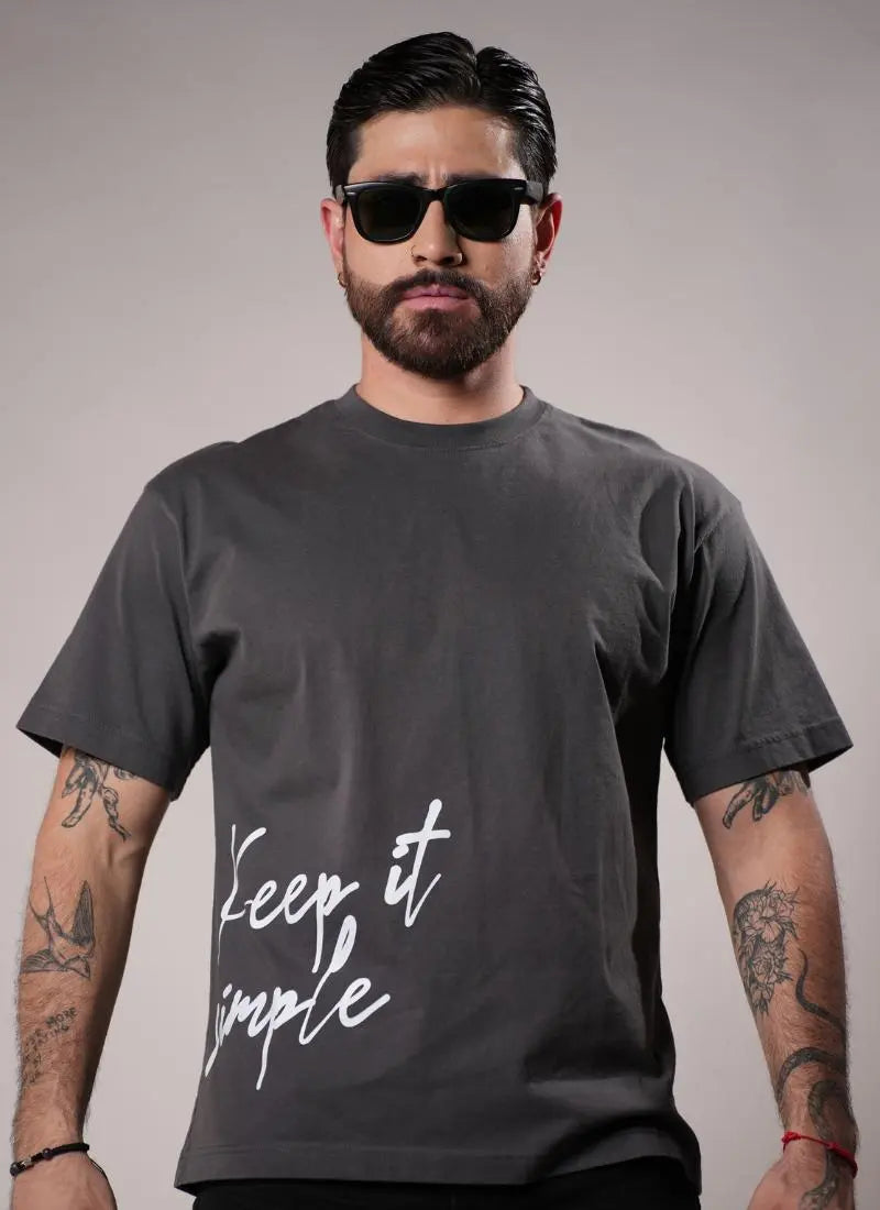 CAMISETA KEEP IT SIMPLE RELAXED FIT BE LEGEND STORE