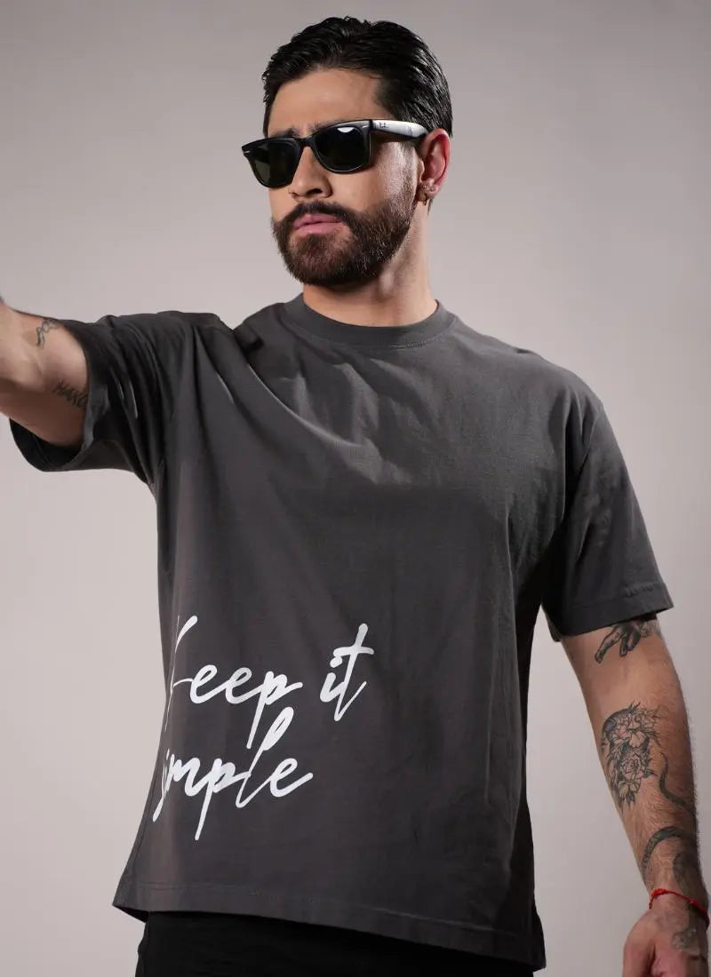 CAMISETA KEEP IT SIMPLE RELAXED FIT BE LEGEND STORE